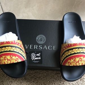 Versace Ciabatta Mare Gomma St. Heritage Slides